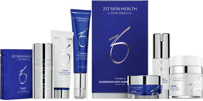 Photo of ZO Skin Health Products being offered in Bellevue