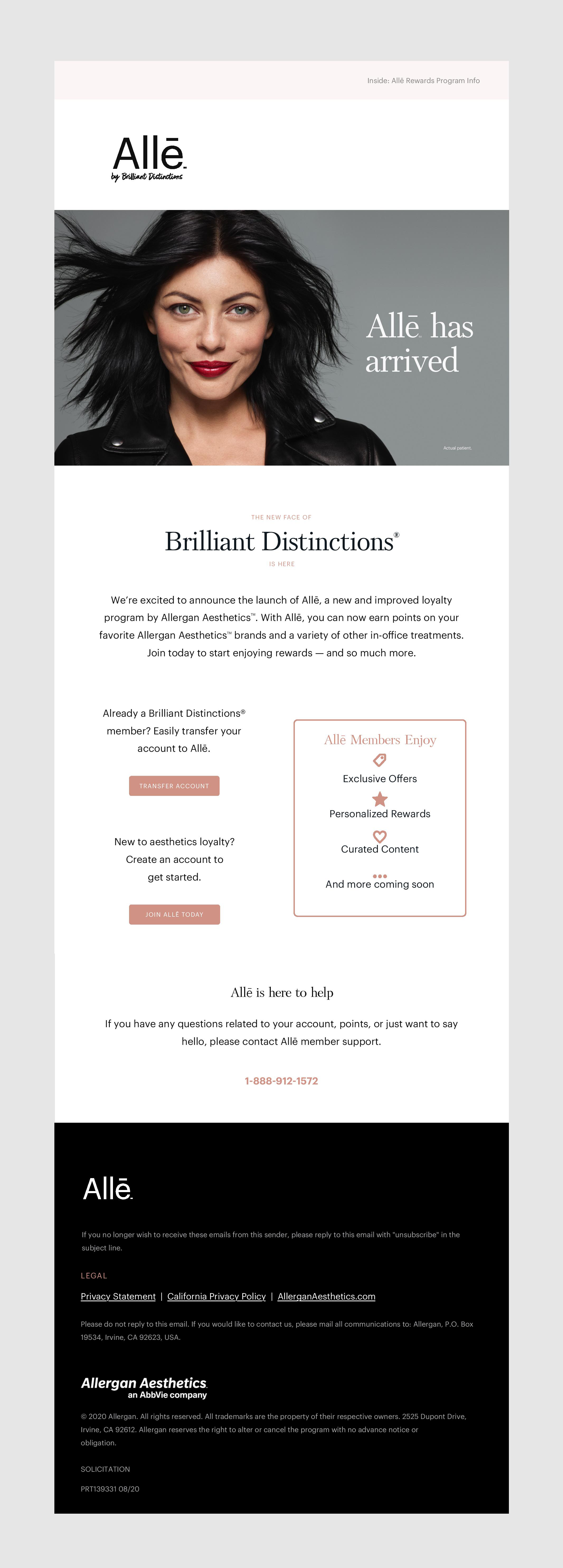 Alle Consumer Enrollment blast