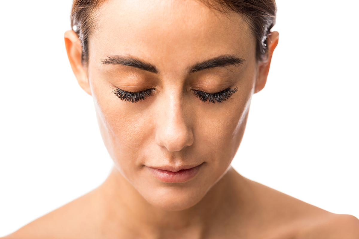 Woman with perfect facial features Woman with perfect facial features