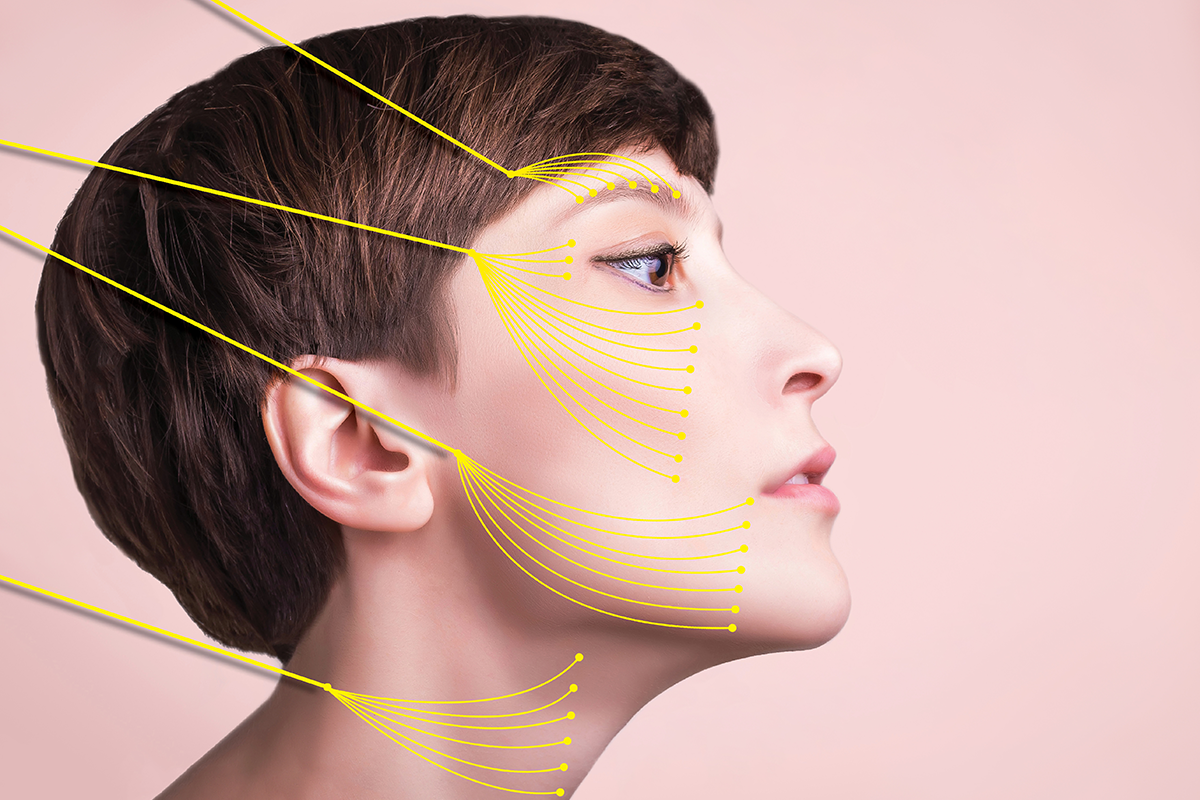 Young female with clean fresh skin