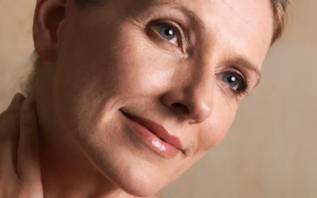 mature woman with beautiful skin