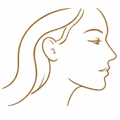 Facial Cosmetic Procedures 2 face side profile icon