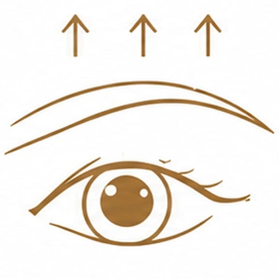 Facial Cosmetic Procedures 5 eye and eyebrow icon